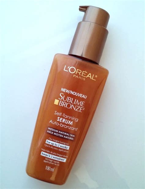 l'oreal sublime bronze serum review.